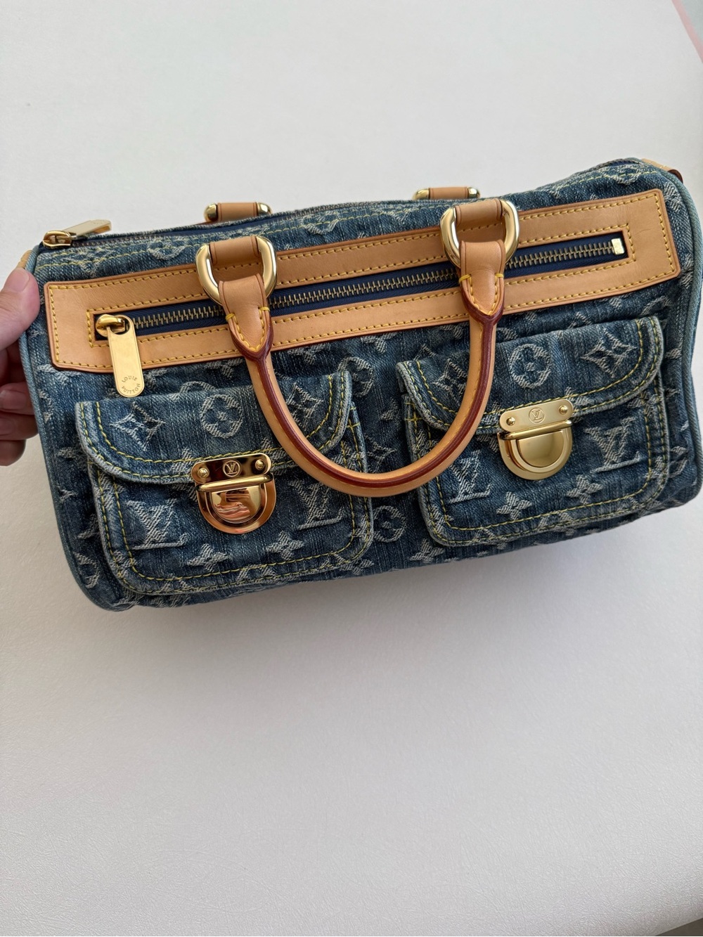 Louis Vuitton Denim Neo Speedy Bag